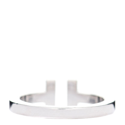 Tiffany Sterling Silver T Square Ring 57 8 4 of 5