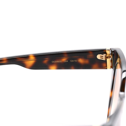 Gucci Acetate Cat Eye Sunglasses GG0460S Havana 5 of 9