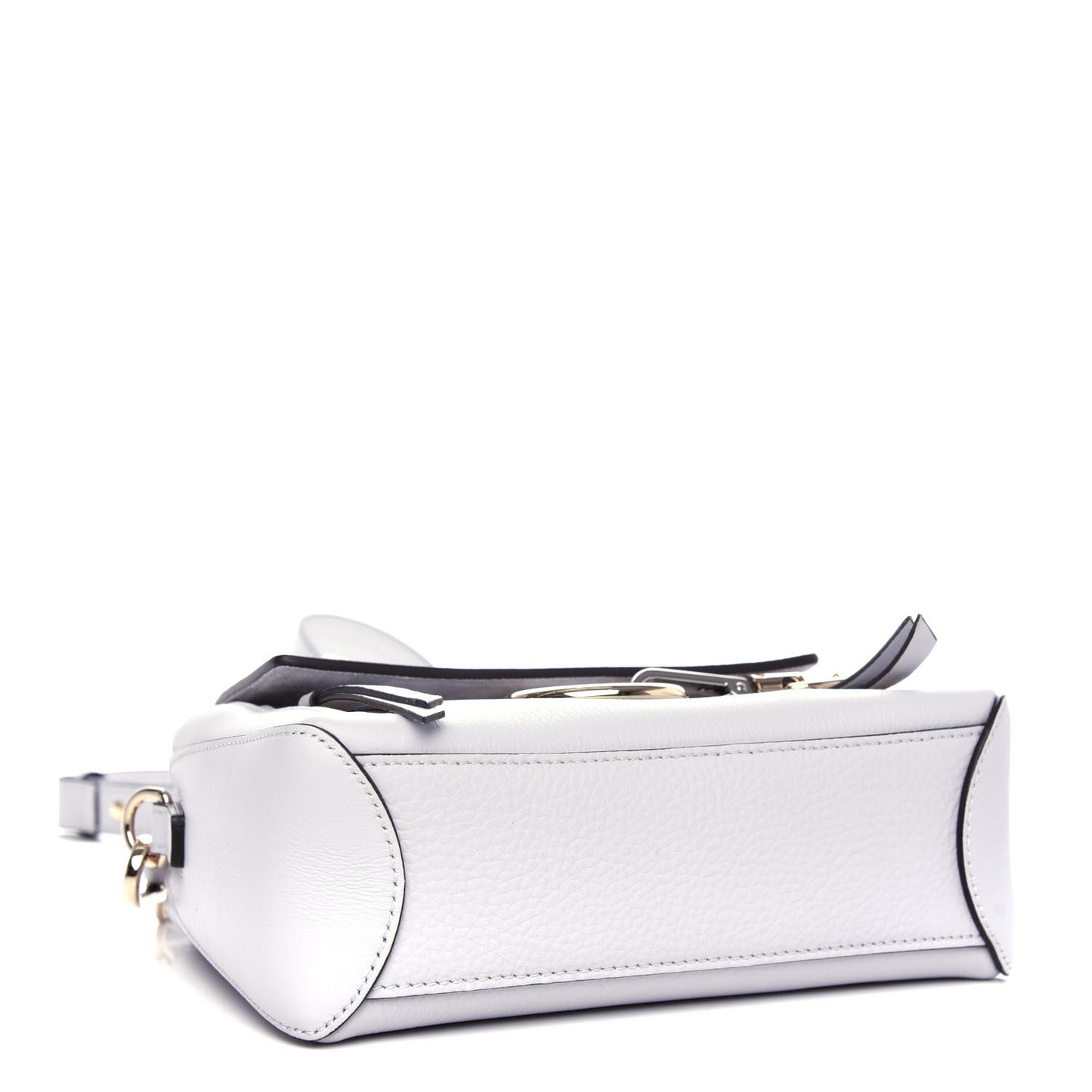 Calfskin Small Faye Day Shoulder Bag Light Cloud