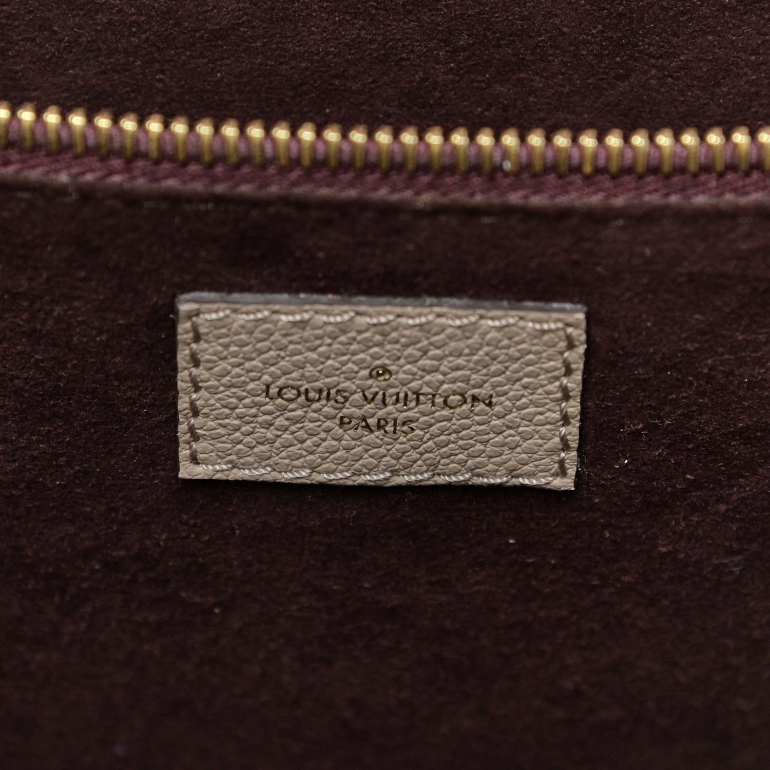 Louis Vuitton Empreinte Monogram Giant Neverfull MM Tourterelle 9 of 11