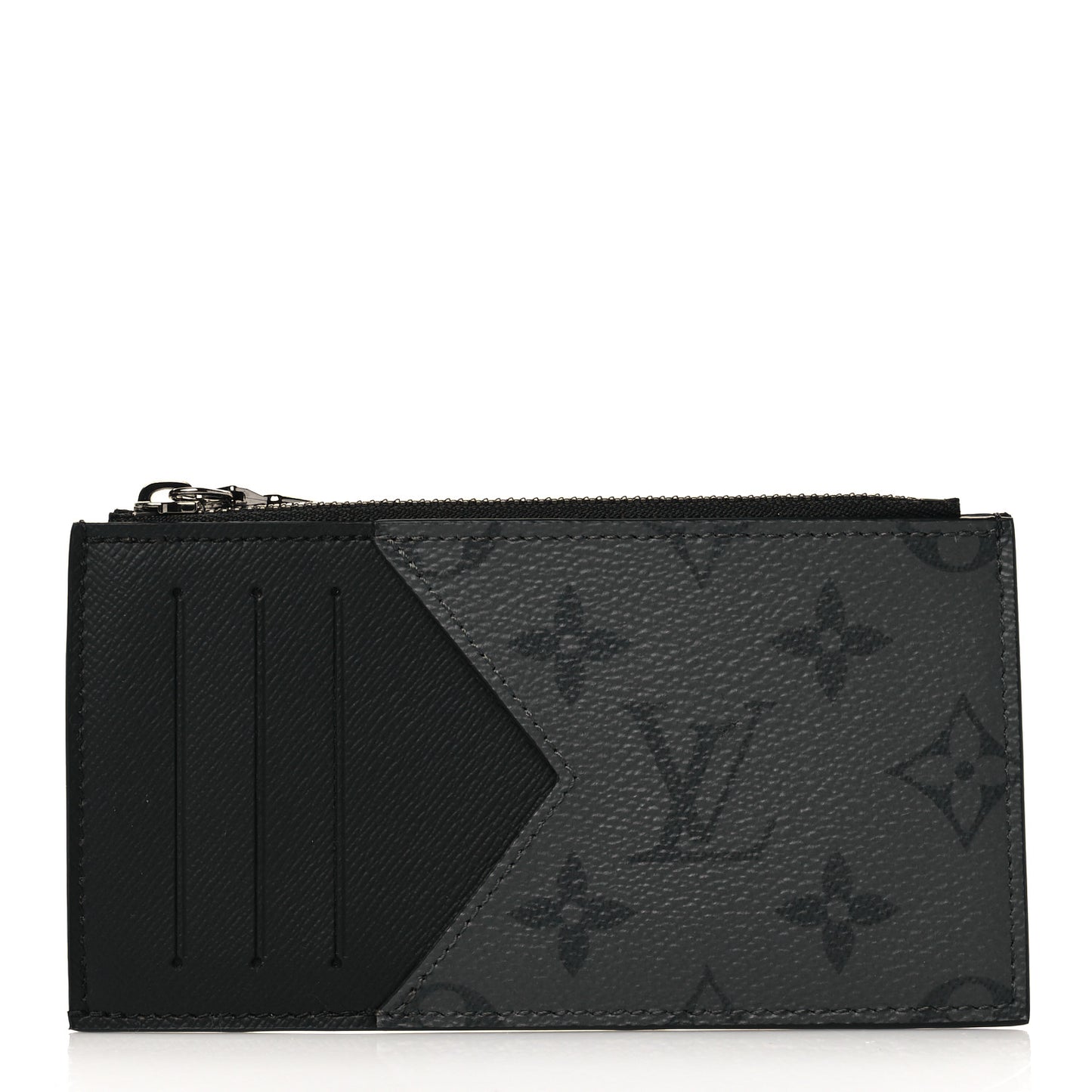 Reverse Monogram Eclipse Taiga Coin Card Holder