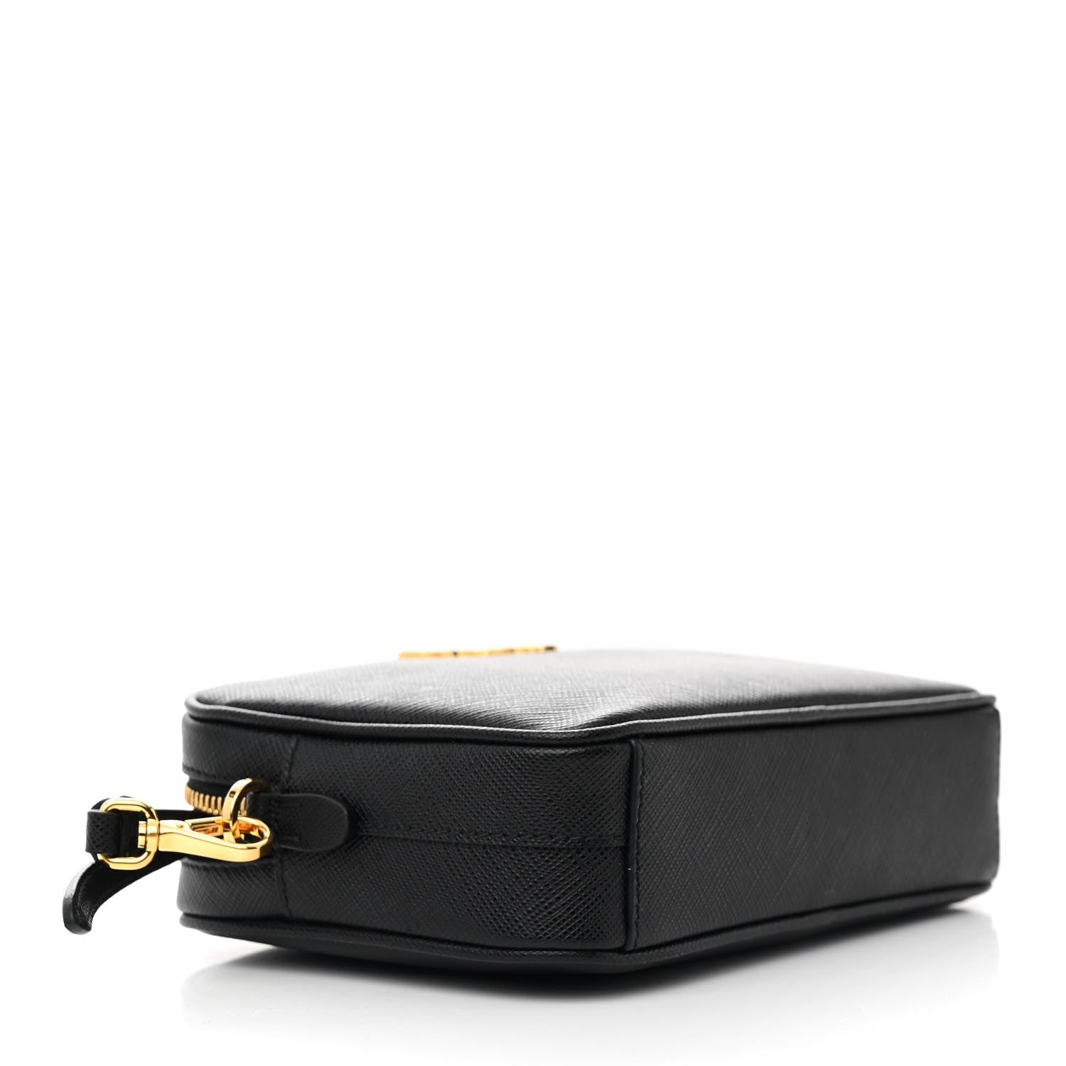 Prada Saffiano Lux Small Camera Crossbody Bag Black 4 of 10
