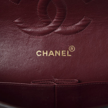 Chanel Lambskin Quilted Medium Double Flap Black 6 of 10