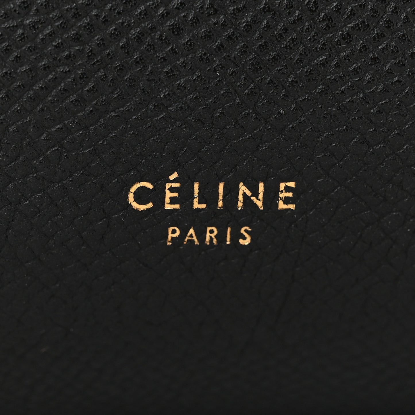Grained Calfskin Mini Belt Bag Black