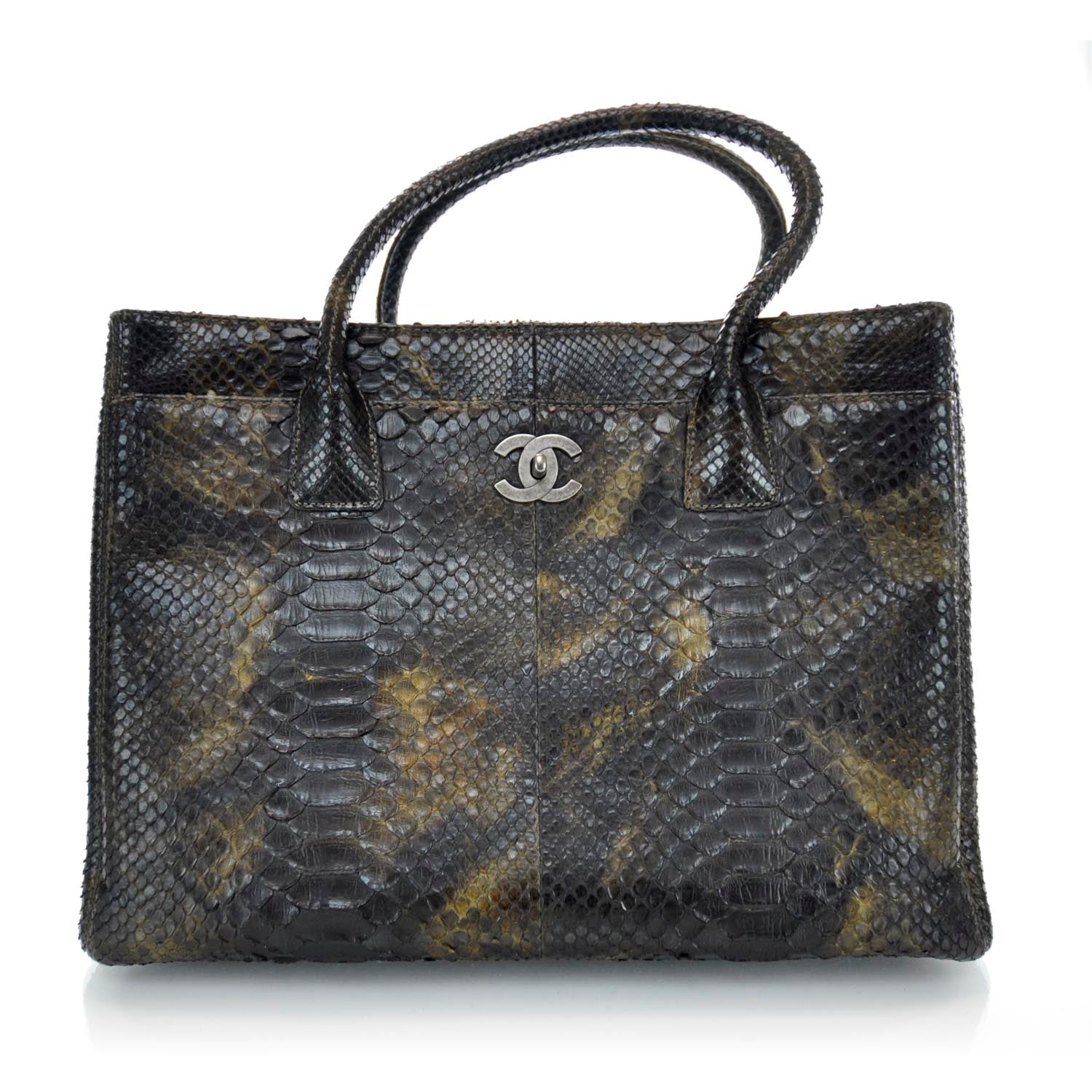 Chanel Python Cerf Shopper Tote 1 of 9