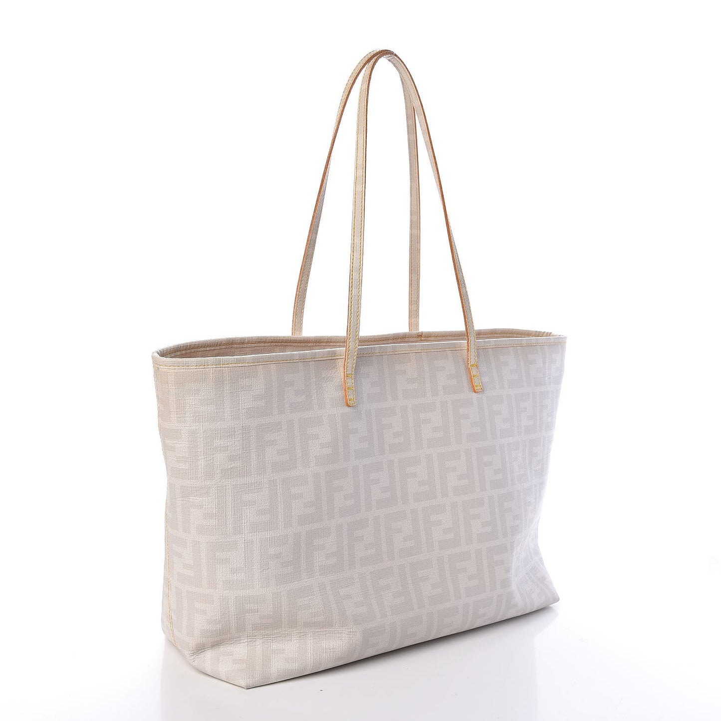 Zucca Spalmati Medium Roll Tote Bianco