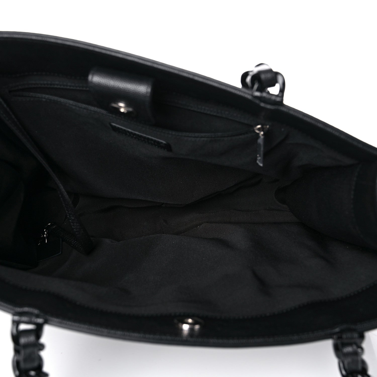 Chanel Caviar Quilted My Everything Large Shopping Tote Black 5 of 12