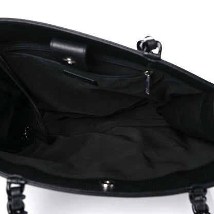 Chanel Caviar Quilted My Everything Large Shopping Tote Black 5 of 12
