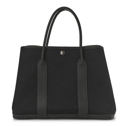 Hermes Toile Negonda Garden Party Tote 36 MM Black 1 of 10