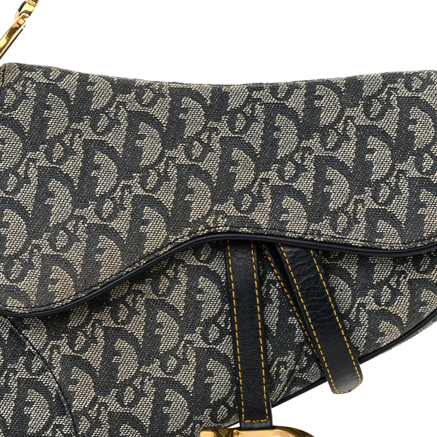 Monogram Saddle Bag Blue