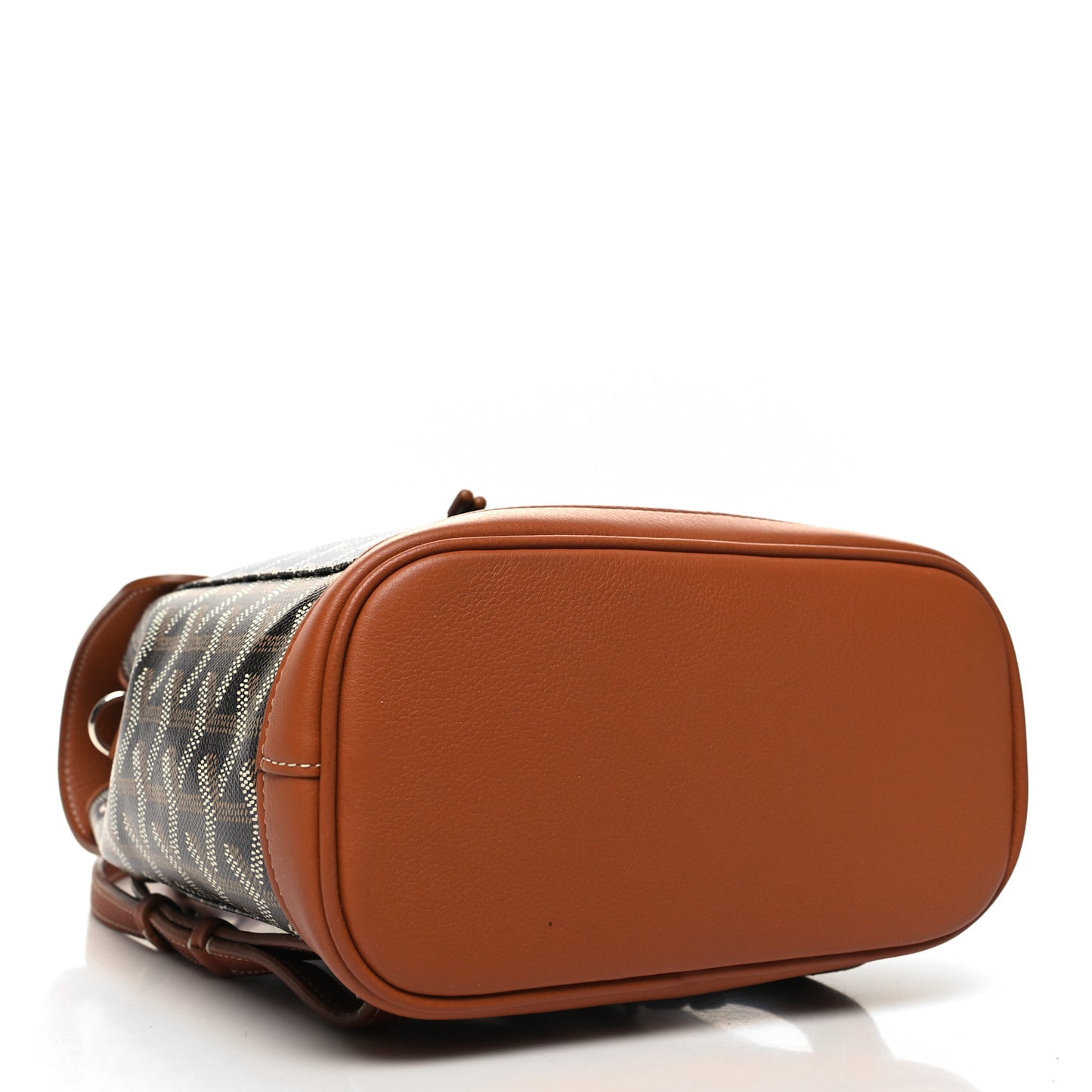 Goyardine Calfskin Mini Alpin Backpack Black Gold