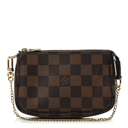 Louis Vuitton Damier Ebene Mini Pochette Accessories 1 of 9