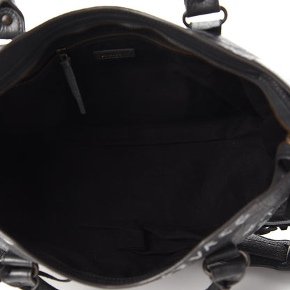Balenciaga Agneau Arena Graffiti All Over Classic Hardware City Gris Fossile White 4 of 9