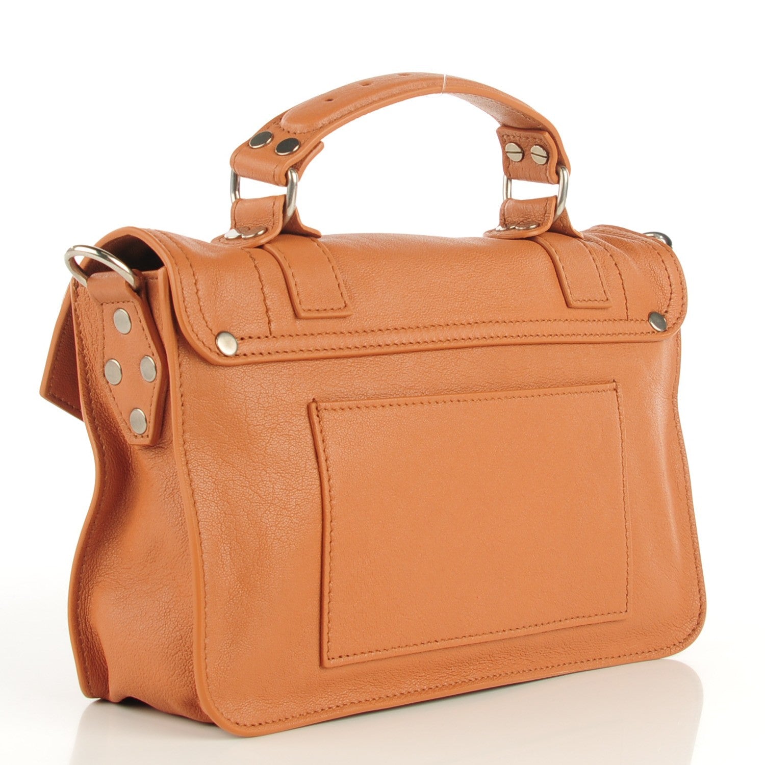 Proenza Schouler Lambskin Tiny PS1 Lux Satchel Dune 3 of 12