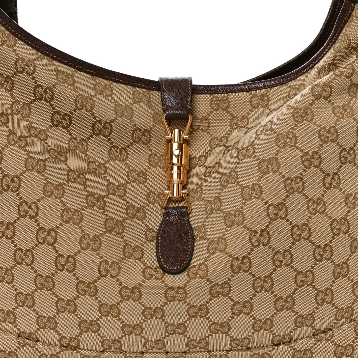 Calfskin Large Jackie 1961 Shoulder Bag Sand And Brown