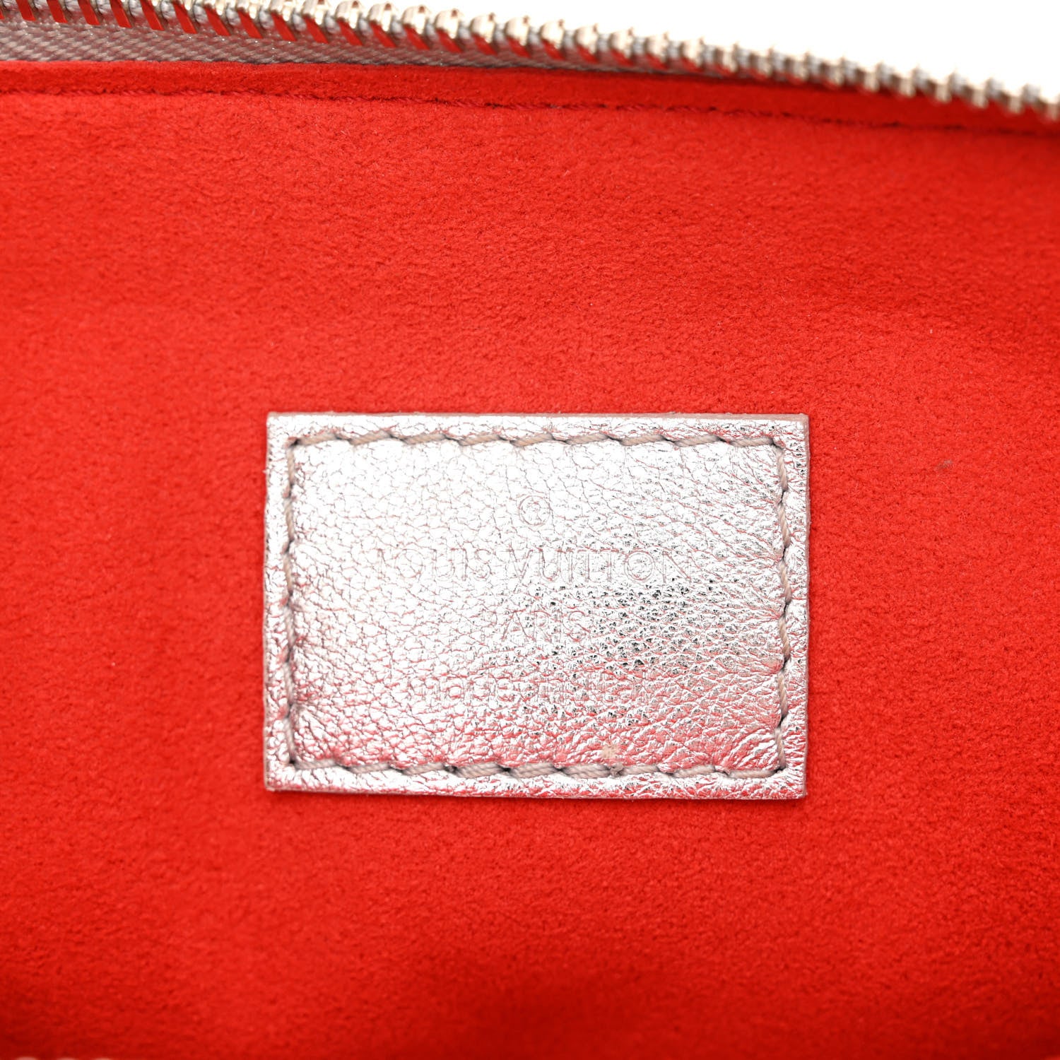 Louis Vuitton Metallic Lambskin Embossed Monogram Coussin PM Silver 6 of 10