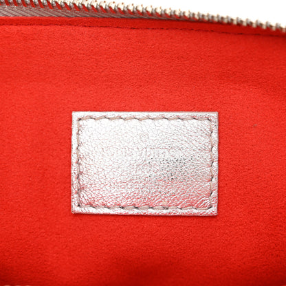 Louis Vuitton Metallic Lambskin Embossed Monogram Coussin PM Silver 6 of 10