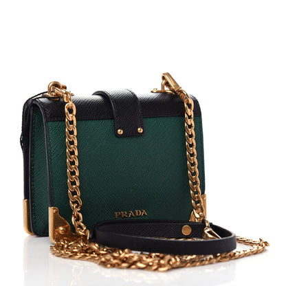 Prada Saffiano Astrology Mini Cahier Bag Black 3 of 10