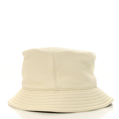 Hermes Cerf Lourd Calvi Bucket Hat 58 White Casse 5 of 11