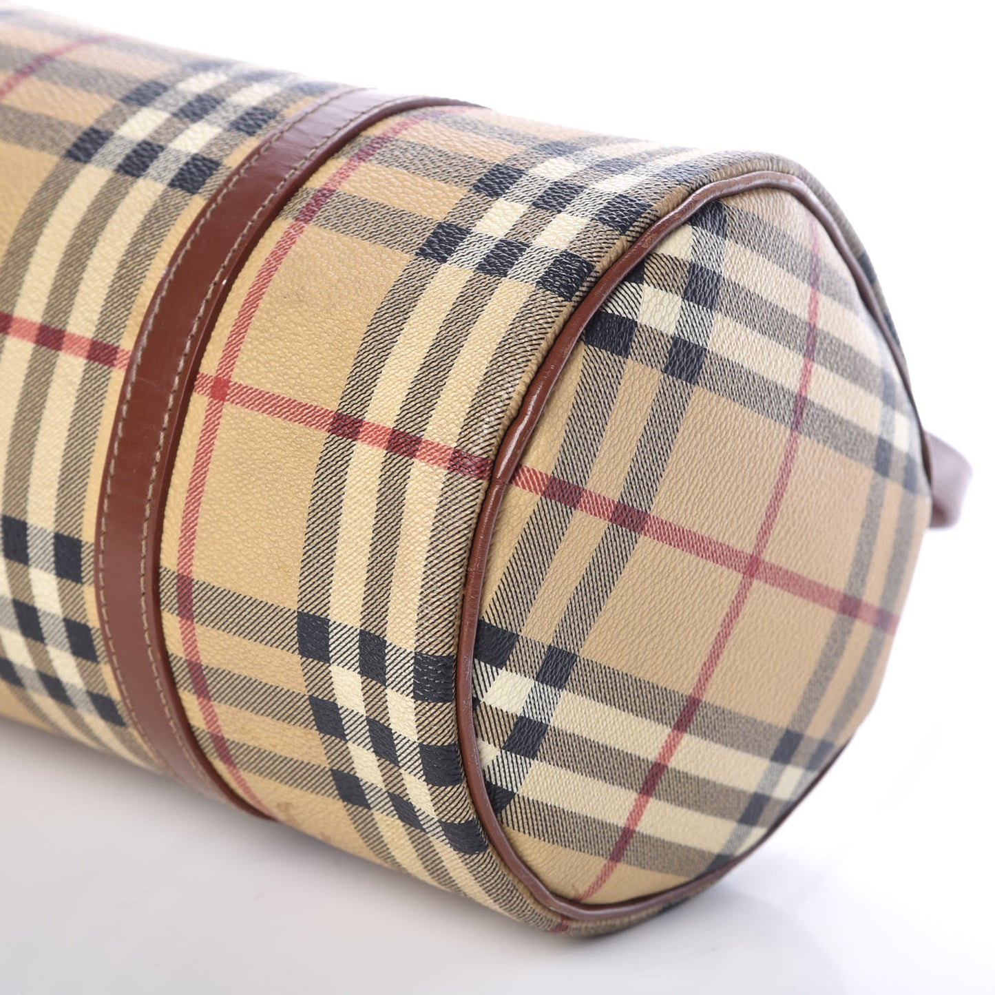 Haymarket Check Barrel Bag Brown