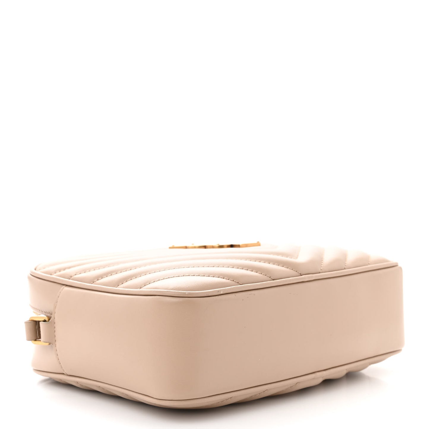 Calfskin Matelasse Monogram Lou Camera Bag Dark Beige