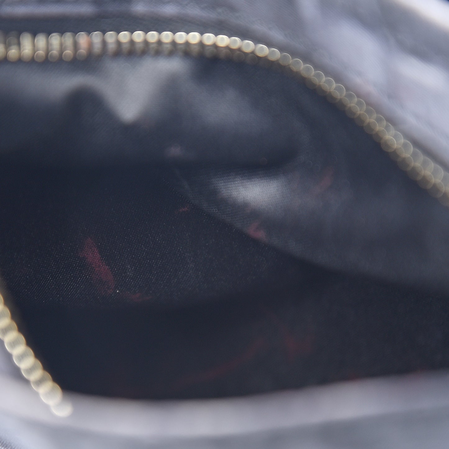 Nylon Floral Crossbody Dark Grey
