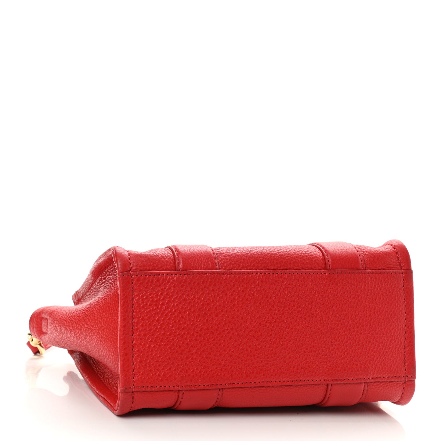 Grained Calfskin Small The Tote Bag Red