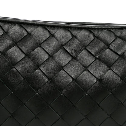 Bottega Veneta Calfskin Intrecciato Traveler Phone Pouch Dark Green 7 of 9