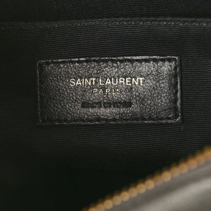 Saint Laurent Calfskin Matelasse Monogram Lou Camera Bag Pebble 6 of 14