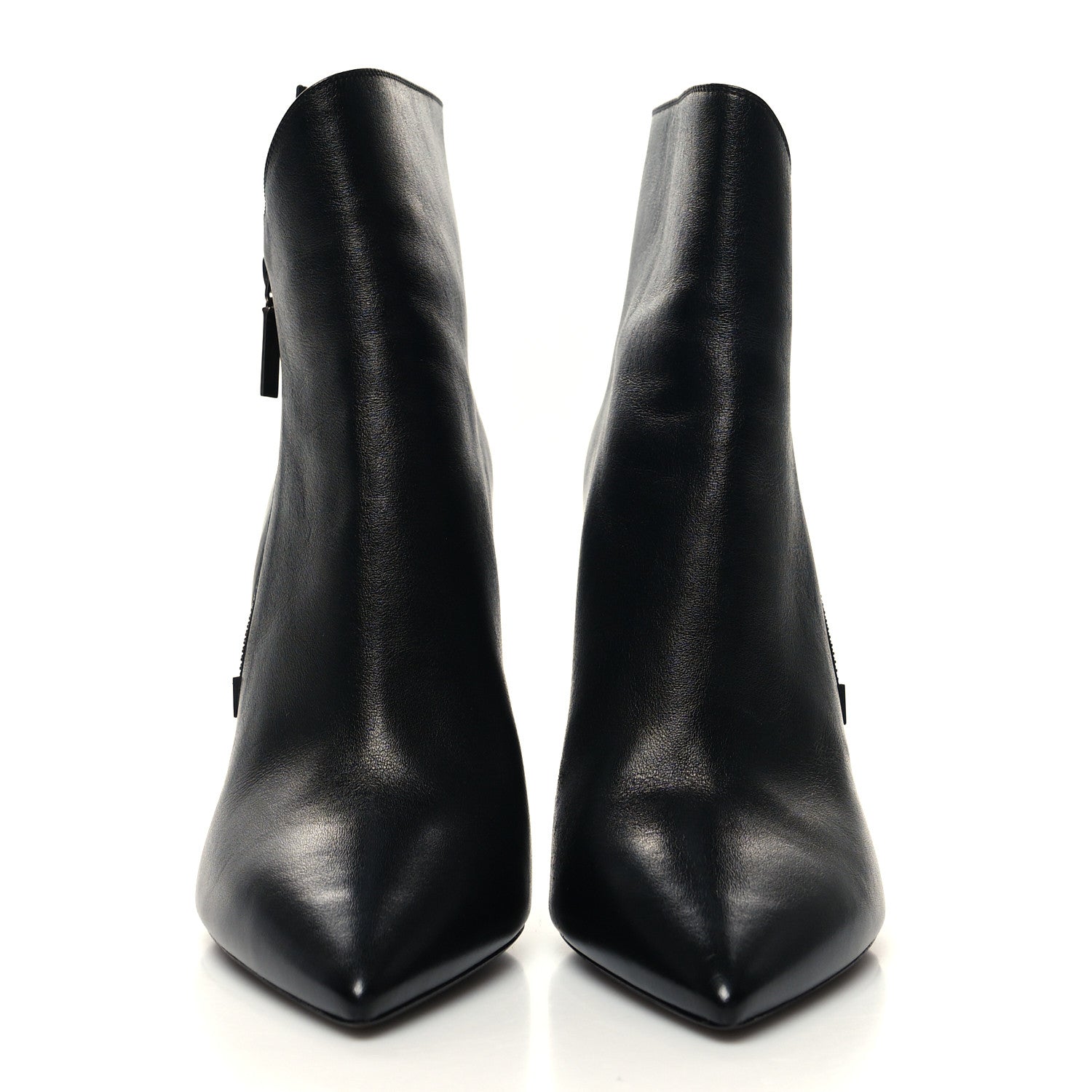 Saint Laurent Calfskin Soho Niki 105 Wedge Booties 40.5 Black 2 of 9