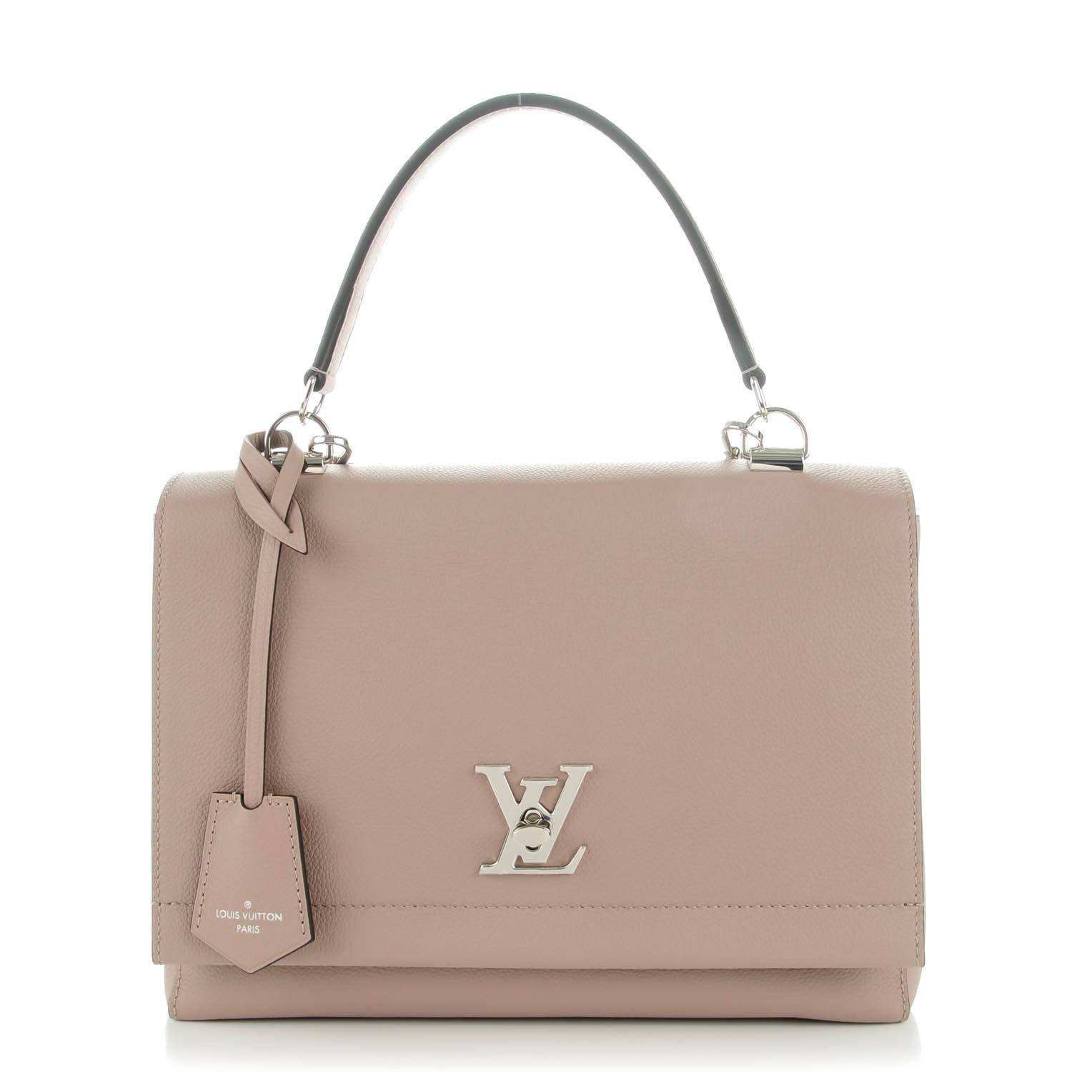 Louis Vuitton Soft Calfskin Lockme II Top Handle Mastic 1 of 7