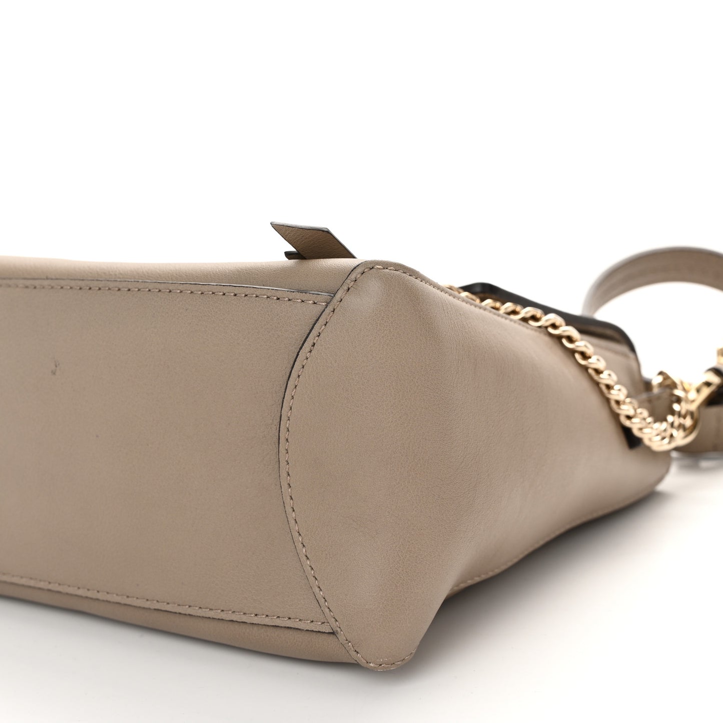 Calfskin Mini Faye Day Shoulder Bag Motty Grey