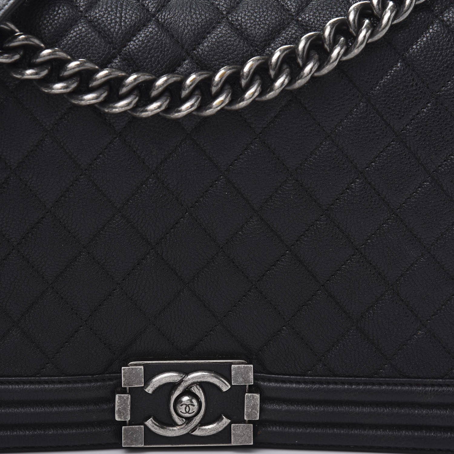 Chanel Caviar Quilted New Medium Boy Flap Black 13 of 14