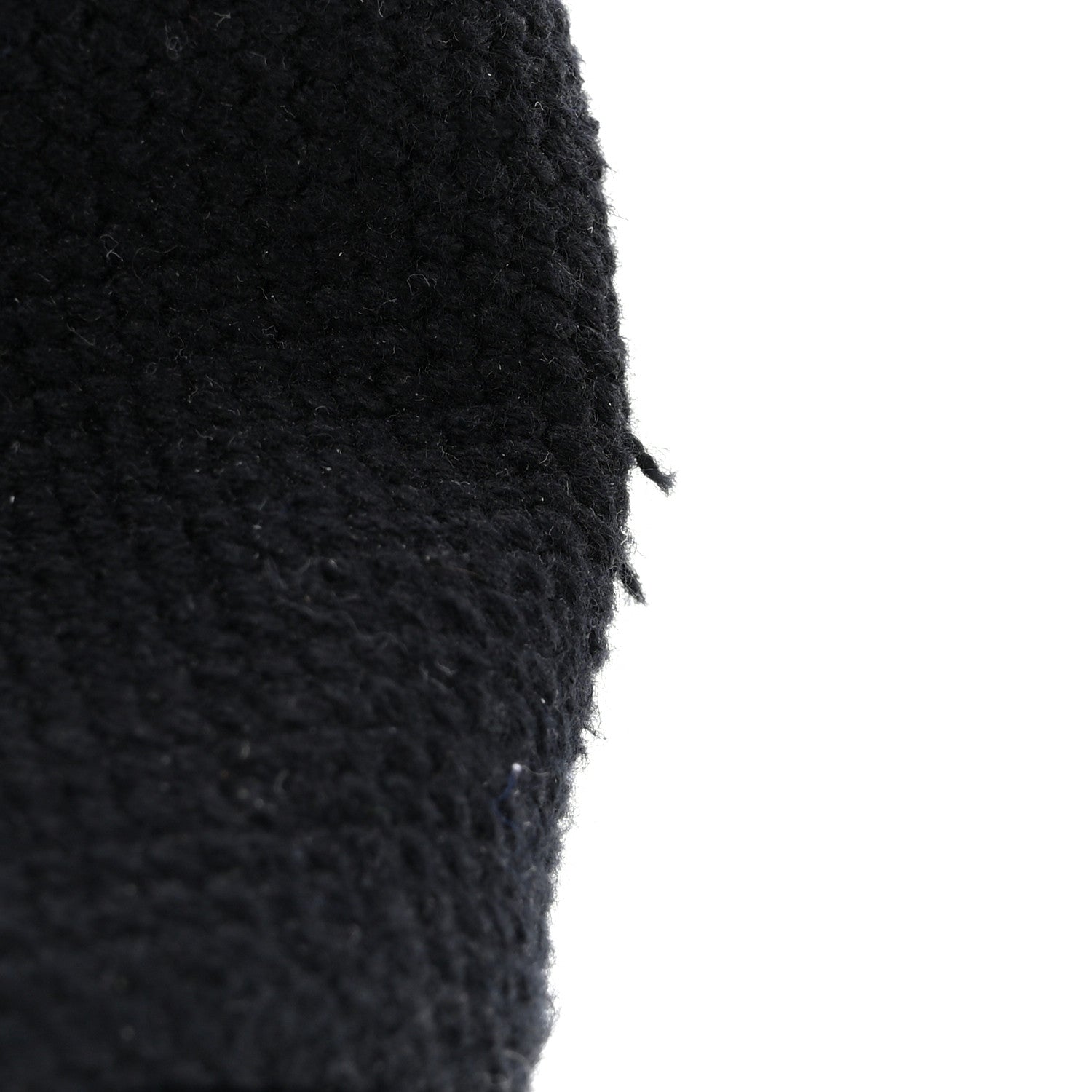 Saint Laurent Woven Wool Embroidered Baby Emmanuelle Bucket Bag Black 8 of 9