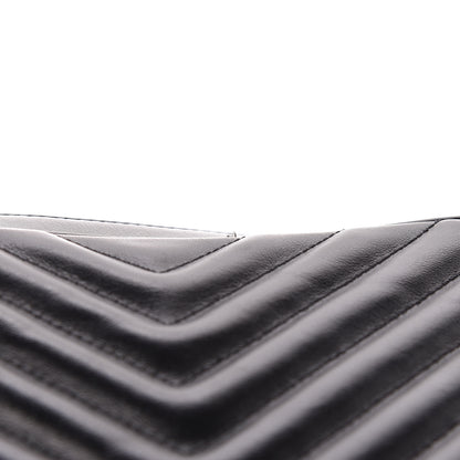Saint Laurent Calfskin Matelasse Monogram Lou Camera Bag Black 14 of 16