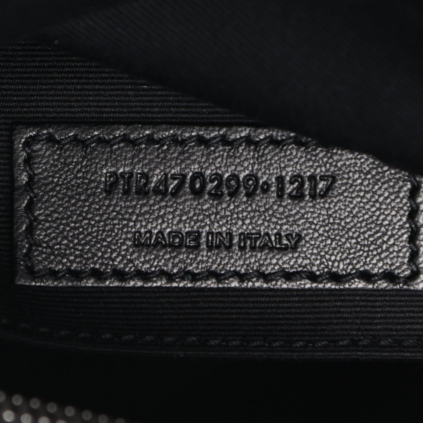 Lambskin Monogram Small Lou Camera Bag Black