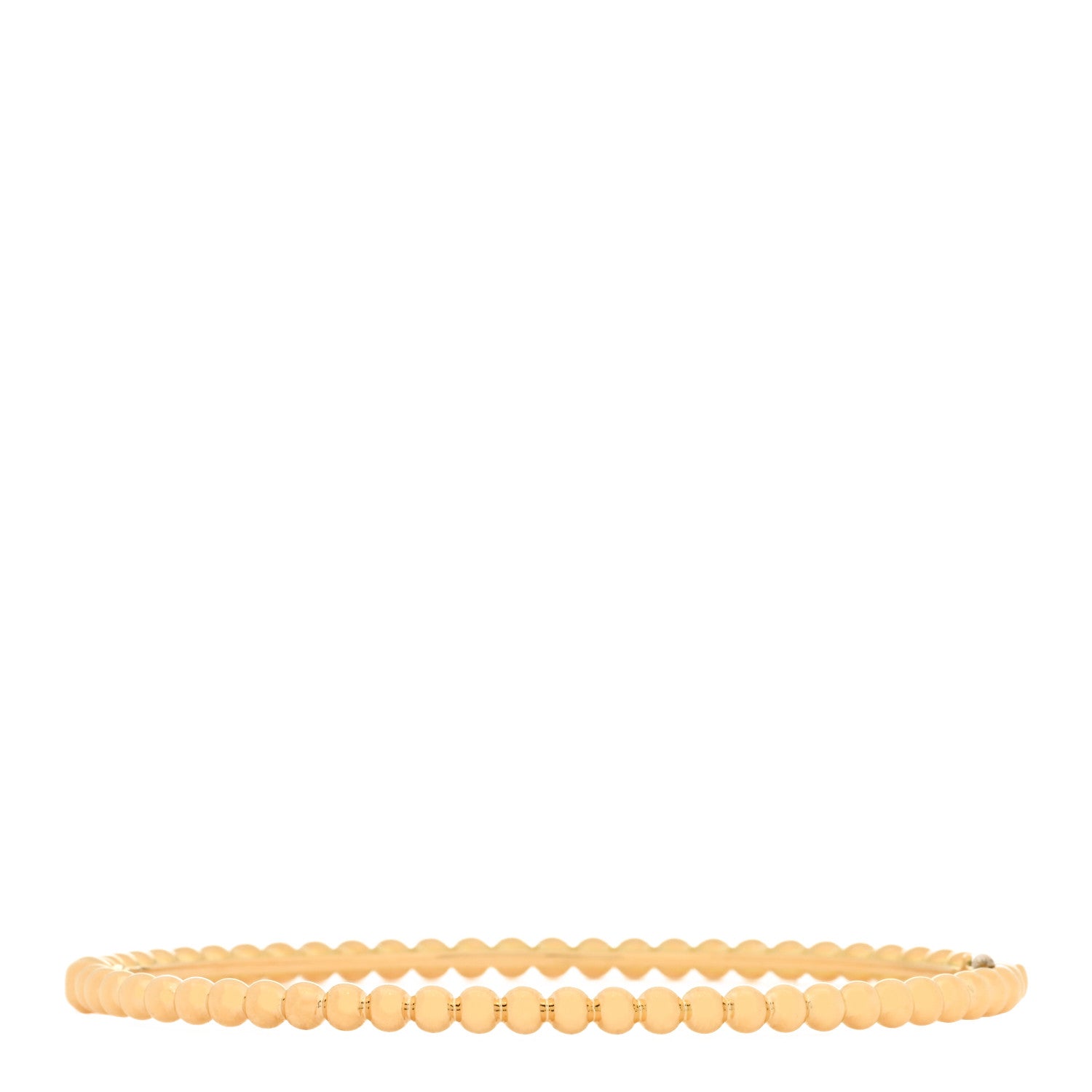 Van Cleef & Arpels 18K Yellow Gold Perlee Pearls of Gold Bracelet L 1 of 4