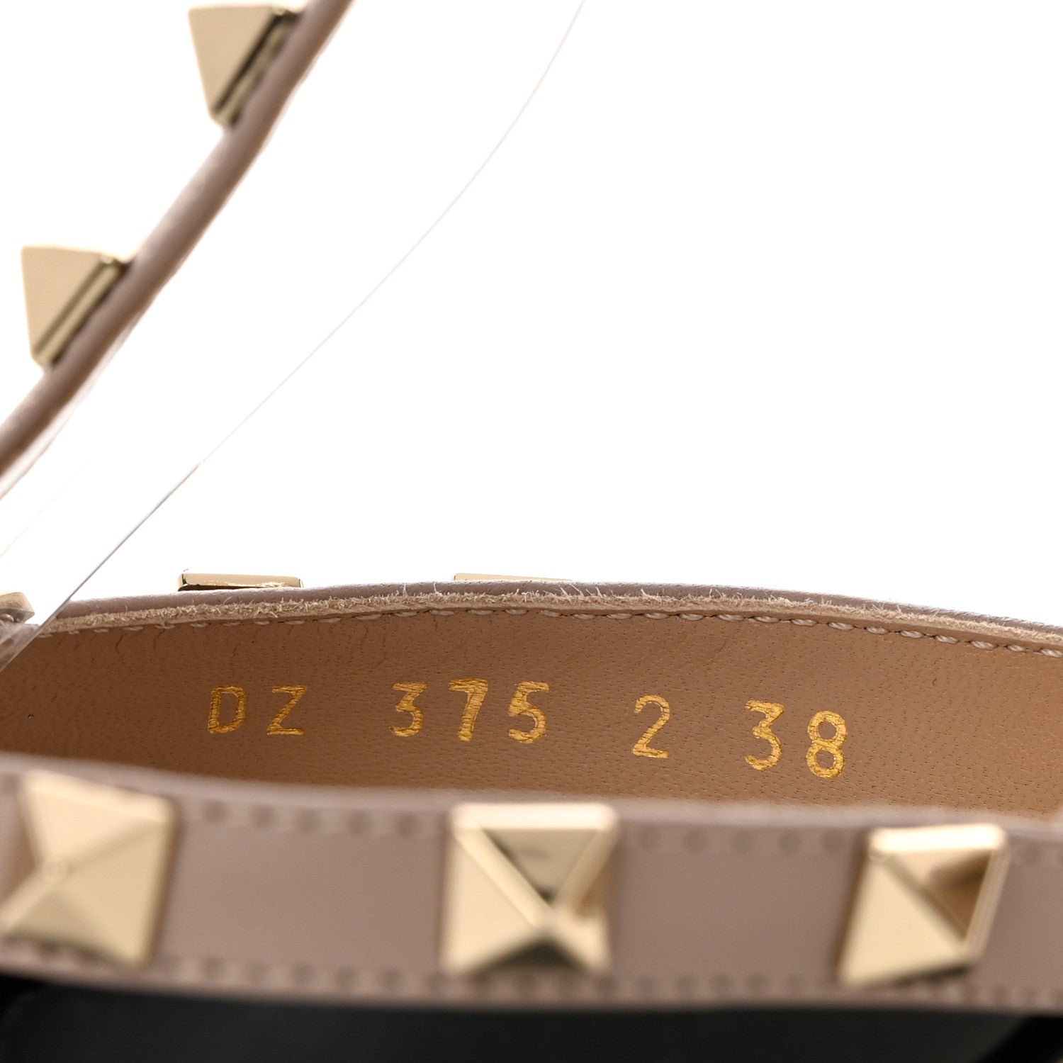 Valentino Garavani Patent Nappa Rockstud Ankle Strap 65mm Pumps 38 Black Poudre 6 of 10