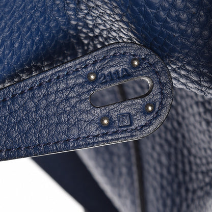 Hermes Taurillon Clemence Lindy 26 Bleu Nuit 7 of 8
