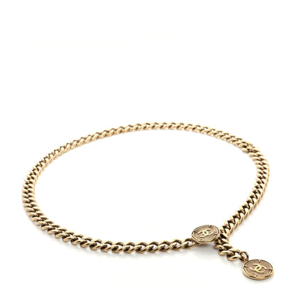Chanel Metal Chain CC Medallion Belt Gold 1 of 4