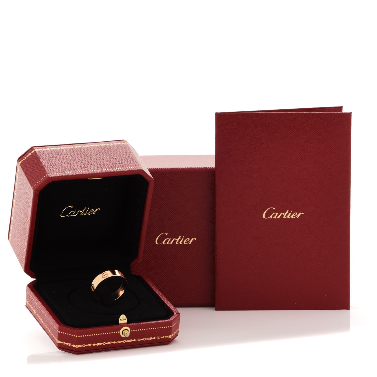 Cartier 18K Yellow Gold 5.5mm LOVE Ring 58 8.25 5 of 5