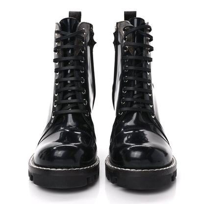 Louis Vuitton Patent Calfskin Star Trail Ankle Boots 40 Black 2 of 7
