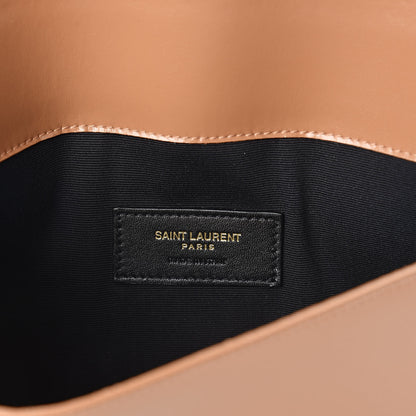 Saint Laurent Smooth Shiny Calfskin Uptown Pouch Beige 6 of 7