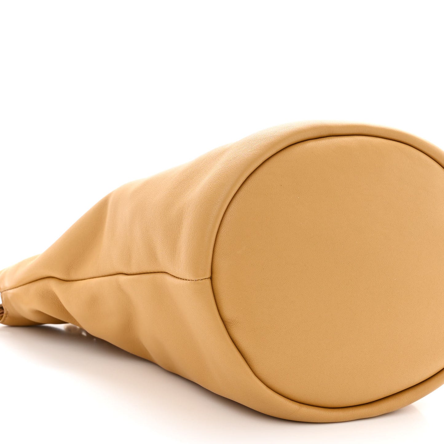 Mellow Nappa Lambskin Flamenco Bucket Bag Sahara