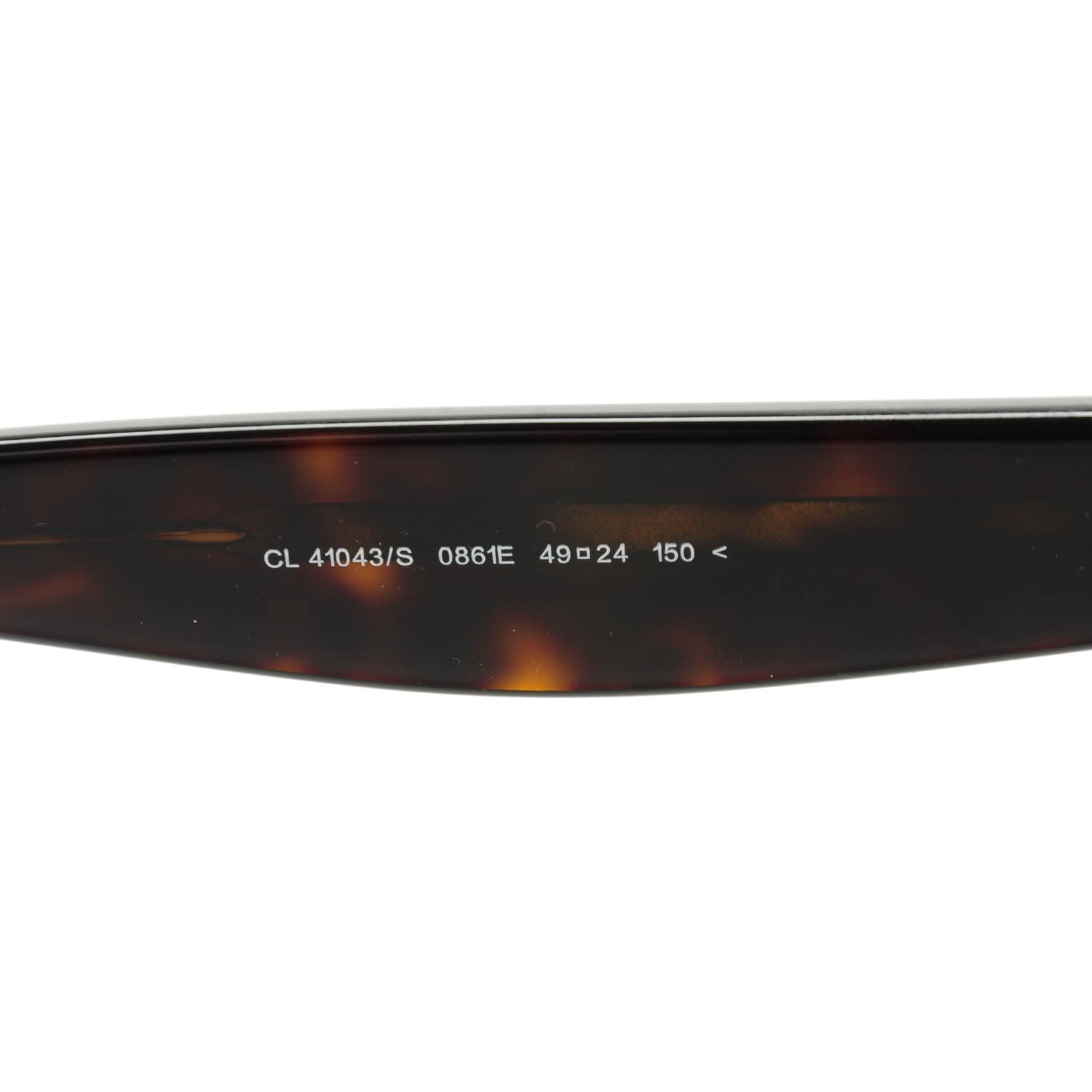 Celine Acetate Bridge Sunglasses CL41077/S Black 5 of 5
