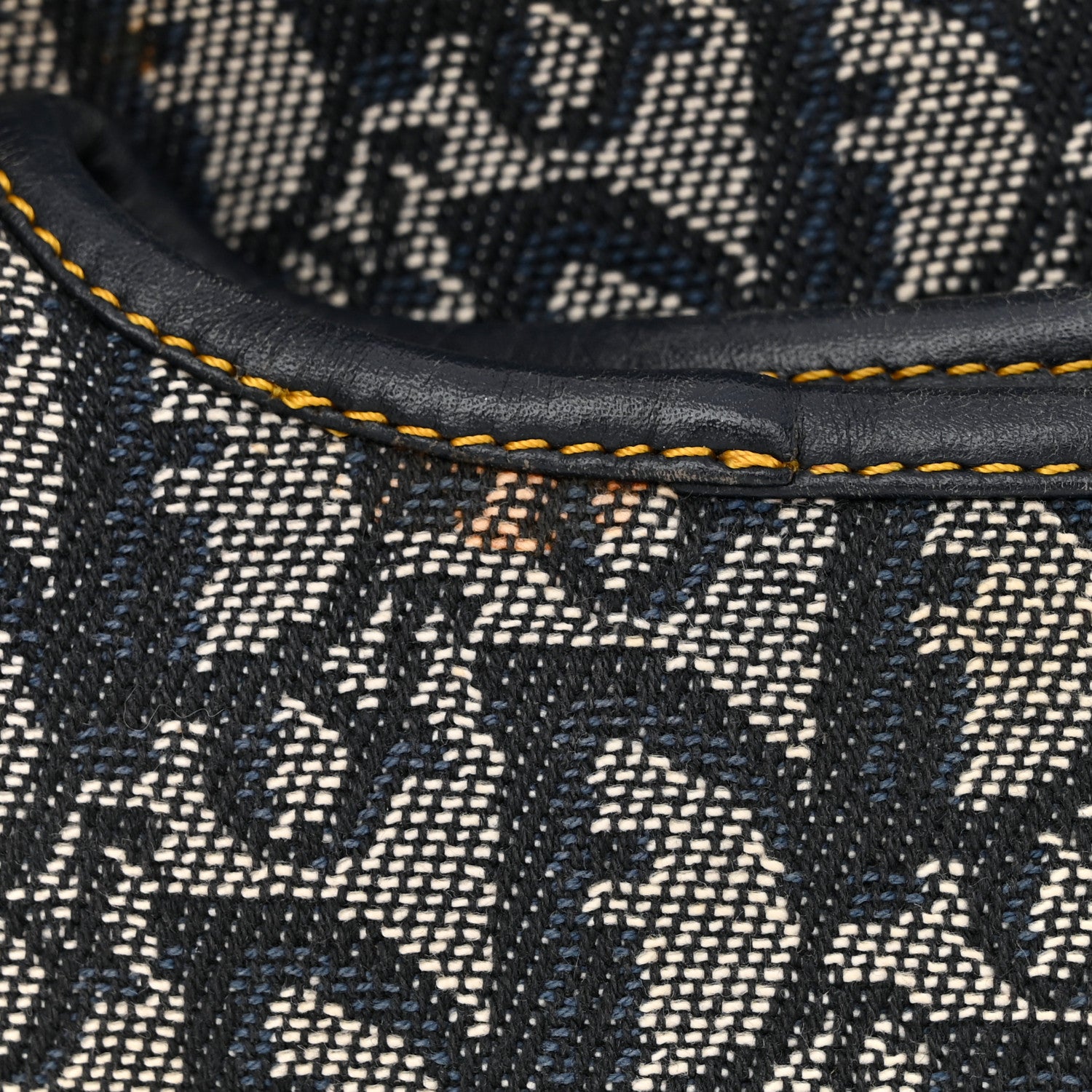 Christian Dior Monogram Saddle Bag Blue 12 of 18