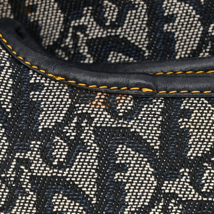 Christian Dior Monogram Saddle Bag Blue 12 of 18