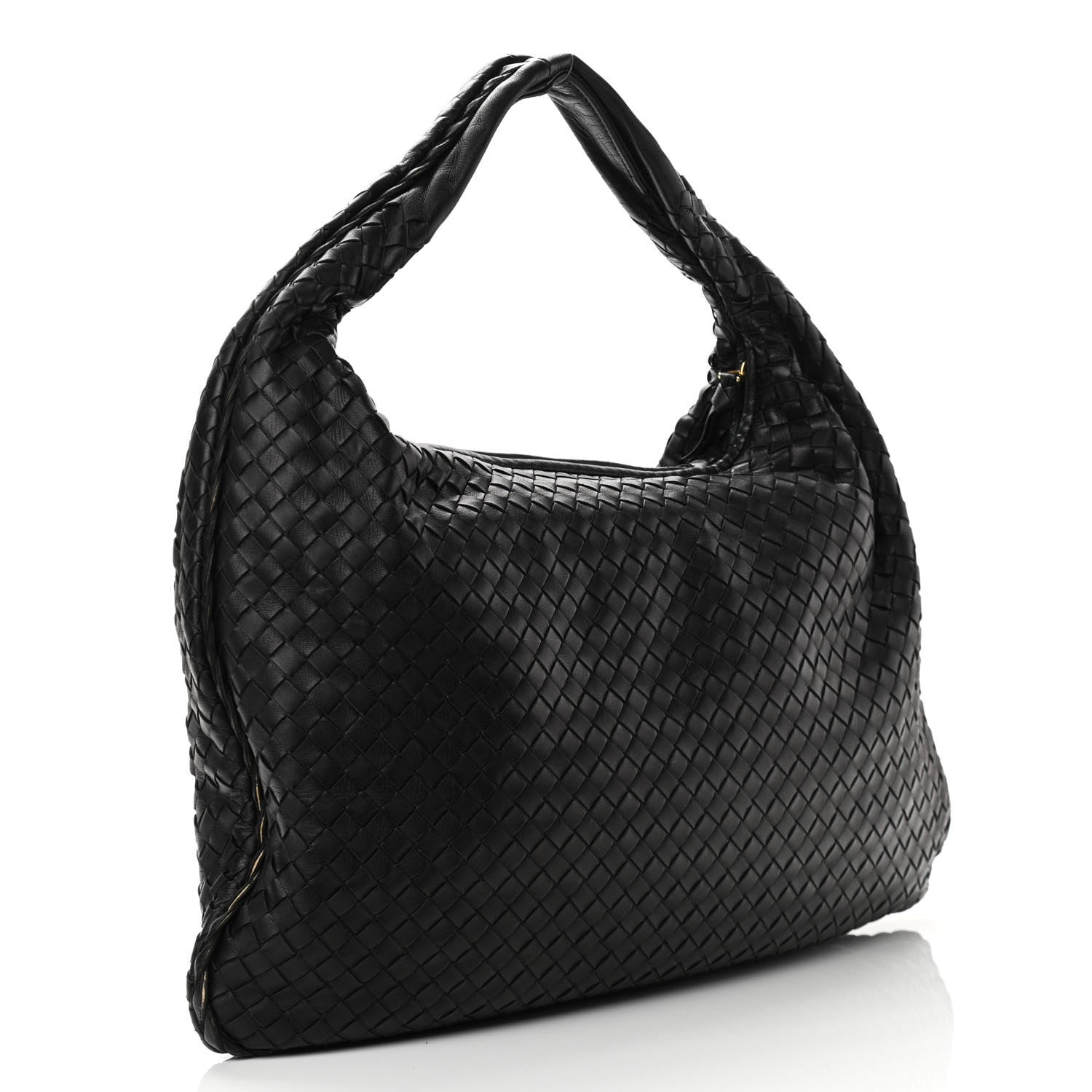 Bottega Veneta Nappa Intrecciato Large Veneta Hobo Black 2 of 11