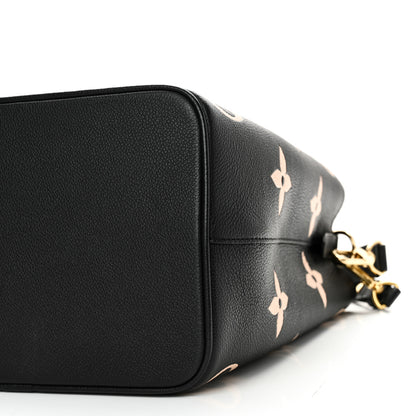 Louis Vuitton Empreinte Monogram Giant Neonoe MM Black Beige 10 of 10