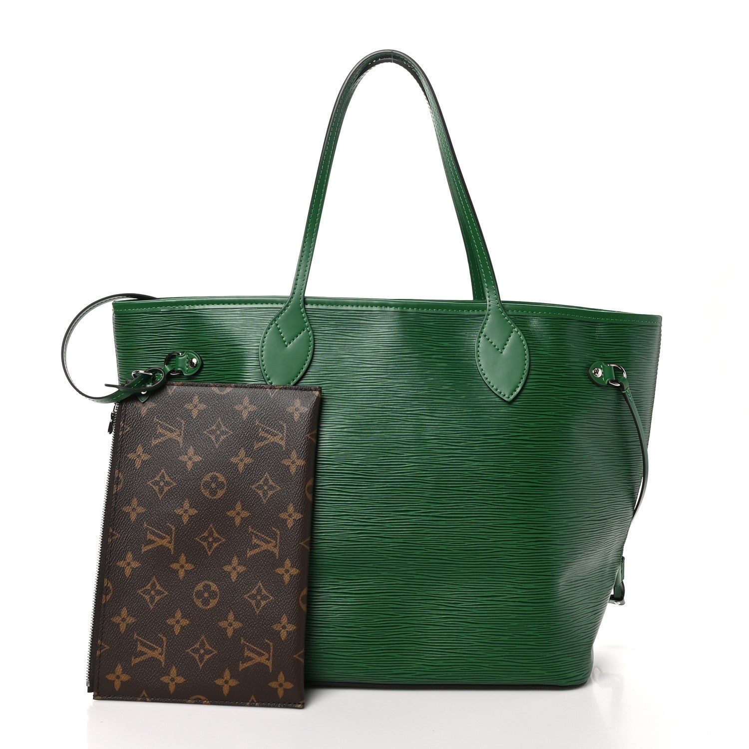 Louis Vuitton Epi Neverfull MM Borneo Green 3 of 10